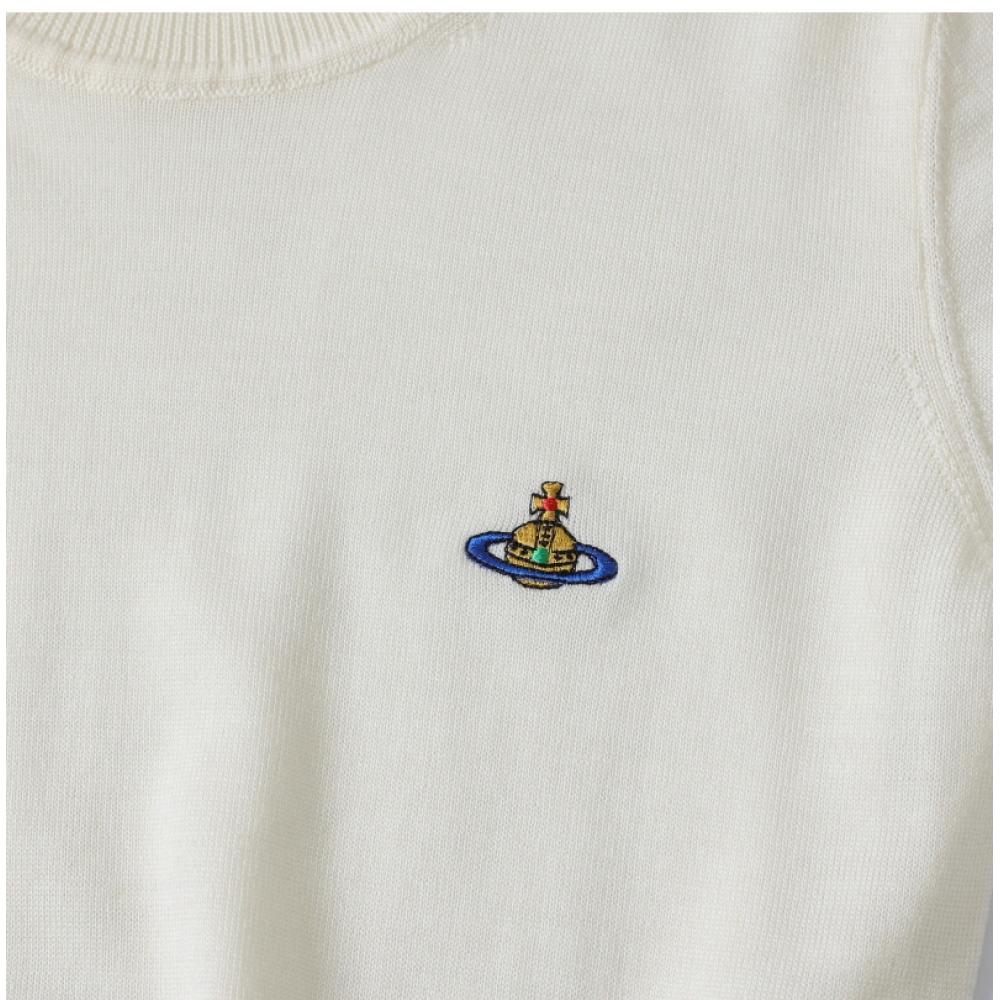 Vivienne WeStwood 1803002q Y001a A408 Bear Orb Orb Logo Top Short Sleeve Women S Knit