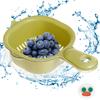 Fruit Strainer Food Draining Basket 2 In 1 Rotatable Strainer Colander with Handle for Washing Cleaning Berries Salad Vegetable