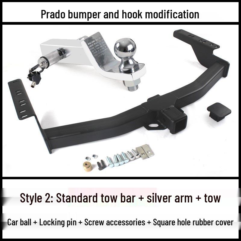 Prado Trailer Hitch: Compatible with 2700/4000 LC120/150 Rear Tow Bar Towing Hook