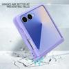 2 Credit Card Slot Automatic Spring Hinged Phone Case For Samsung Z Flip 7 6 flip7 Galaxy Z Flip 6 5 Lens protection Cover