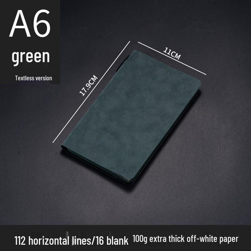 Customizable Sheepskin Notebook with Pen & Free Engraving - Company Logo 2025 Diary, A6/A5/B