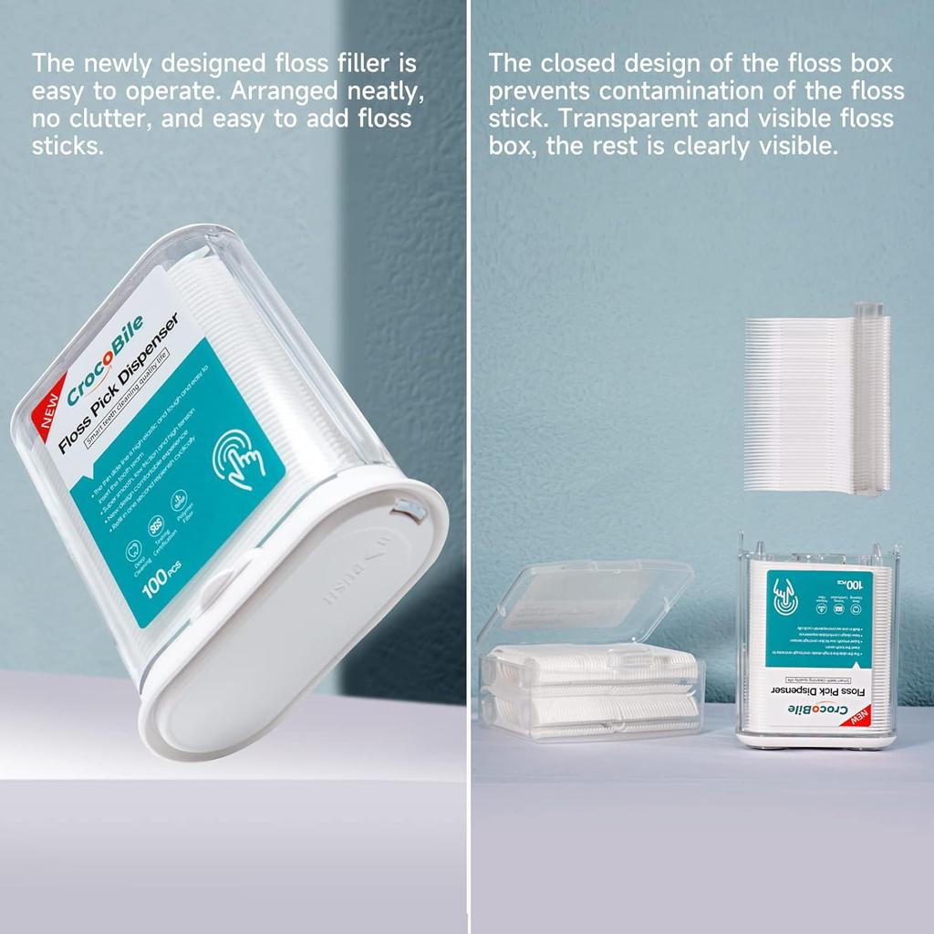 Automatic Floss Holder Disposable Floss Stick Floss Stick Dispenser Automatic Floss Dispenser Floss Dispenser Oral Care Tools