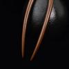 Artistic Cats Pattern Wood Hairpin Unique Hair Fork Ethnic Style Hairpin for Women Girls Ethnic Style  Hair Accessories