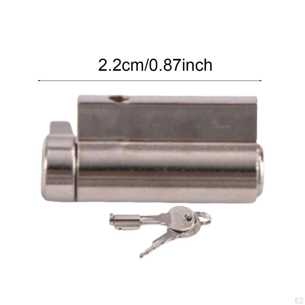 , Portable Freezer Door Cylinder with 2 Keys.