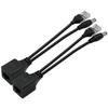 Qoltec Adapter Zasilania PoE | LAN | RJ-45 | 5.5*2.1 Mm