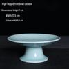 Celadon High-Footed Plate: Indoor Fruit, Dessert, Tea, Snack, Incense Burner, and Buddha Altar Offering Plate.