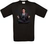 Charlie Sheen Due Uomini e Mezzo Charlie Harper T-shirt Meditazione