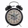 4" Silent Metal Alarm Clock with Light & Customizable Logo for Kids/Students