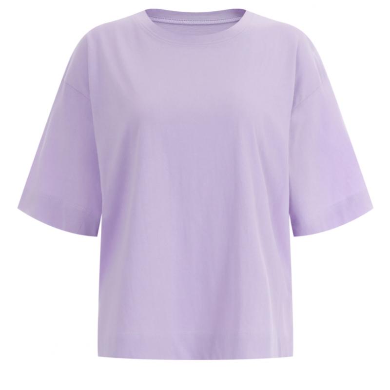 Shop Women Basic 5 Part Cut Off Cotton 100 Bio Washing Short Sleeve White Dai
