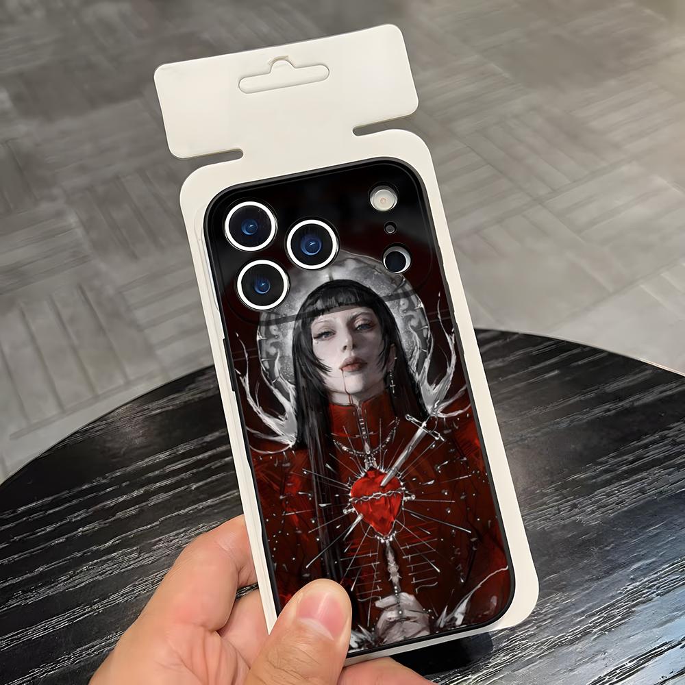 

Чехол для телефона Lady G-Gaga для IPhone 17 Air 16 E Pro Max 15 14 13 Mini 12 Pro 11 Max Plus Черный Мягкий Корпус iPhone17