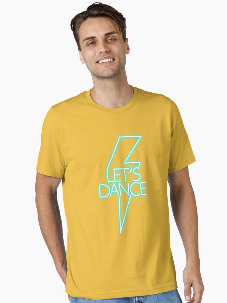 David Bowie Lets Dance Bolt Blue Essential T-Shirt