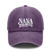 Nana Baseball Cap - Letter "NANA" Print Adjustable Breathable Casual Outdoor Sports Hat For Grandma Gift