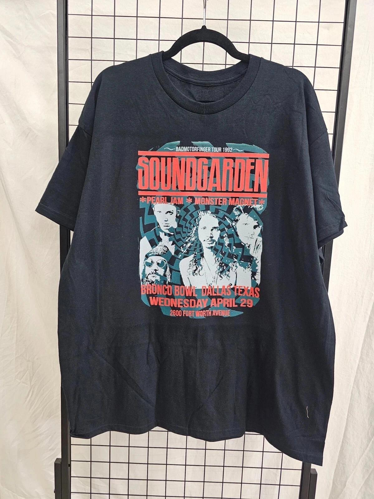 Soundgarden 1992 Dallas TX Concert Cotton T -Shirt 2XL