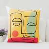 Nordic New Geometric Pillowcase Abstract Print Simple Bedside Sofa Car Cushion Pillowcase Does Not Include Pillow Core