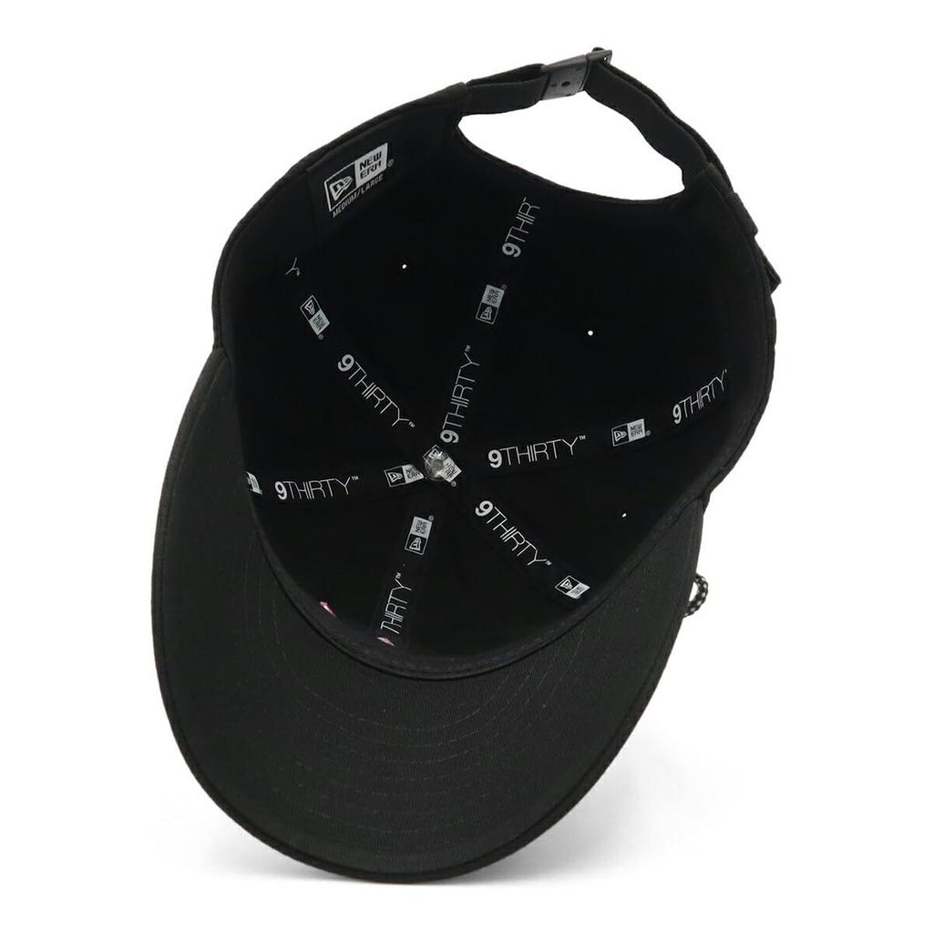 New Era 930 Angler Club FOD Black Outdoor Cap with Original Size Logo, M/L