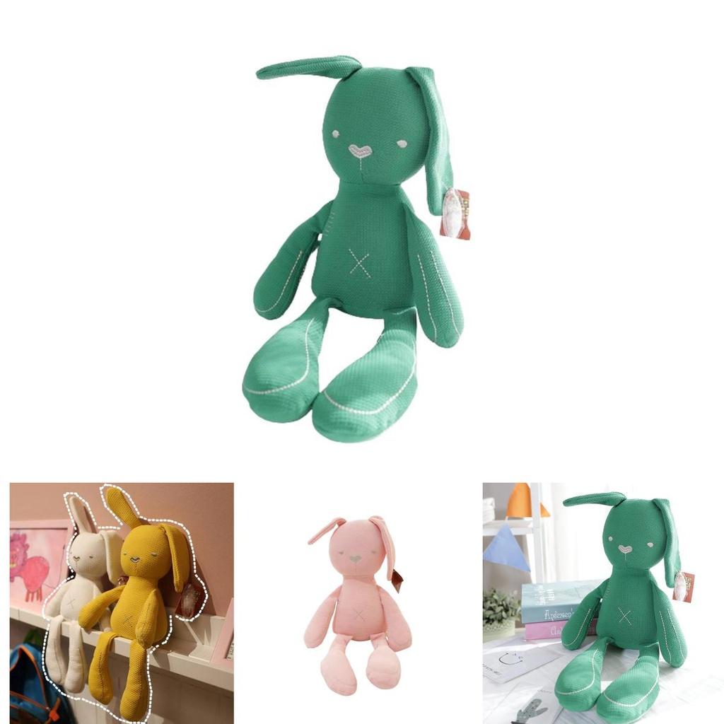 Adorable Cartoon Pacifier Bunny Plush Toy For Newborns Cute And Cuddly Soft Short Plush Available In Blue Pink White Yellow And Green 50cm/19.68in