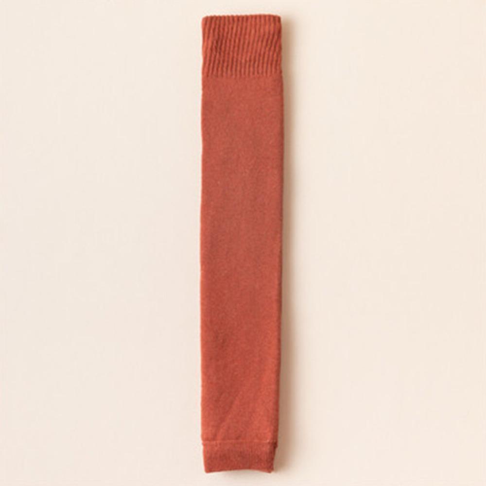 Høst Vinter Knebeskytter Ensfarget Termisk Fotdeksel Nye Varme Lange Sokker for Kvinner