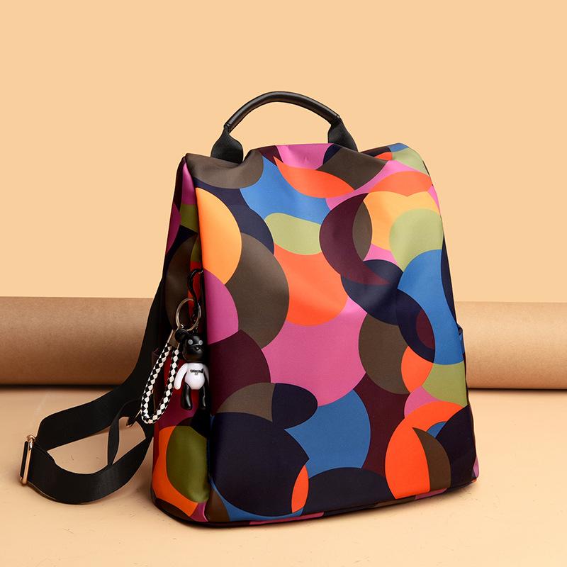 Damen Neuer Koreanischer Stil Outdoor Lässig Einfacher Rucksack Street Trend Camouflage Große Kapazität Mama-Tasche