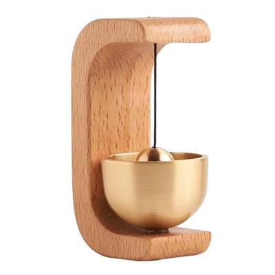 Wood Doorbell Chimes Wooden Wind Chimes Japanese Style Doorbells Magnetic Door Chime Decorative for Housewarming Gift