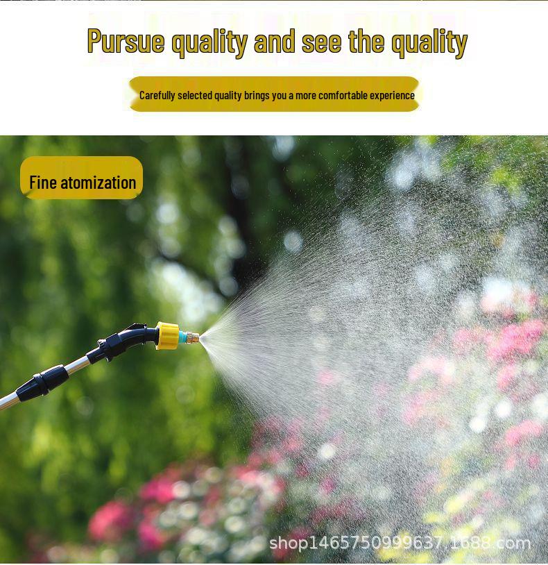 Rechargeable Electric Sprayer with 3m Water Pipe for Watering, Disinfection, and Pesticide Use in Home Gardens