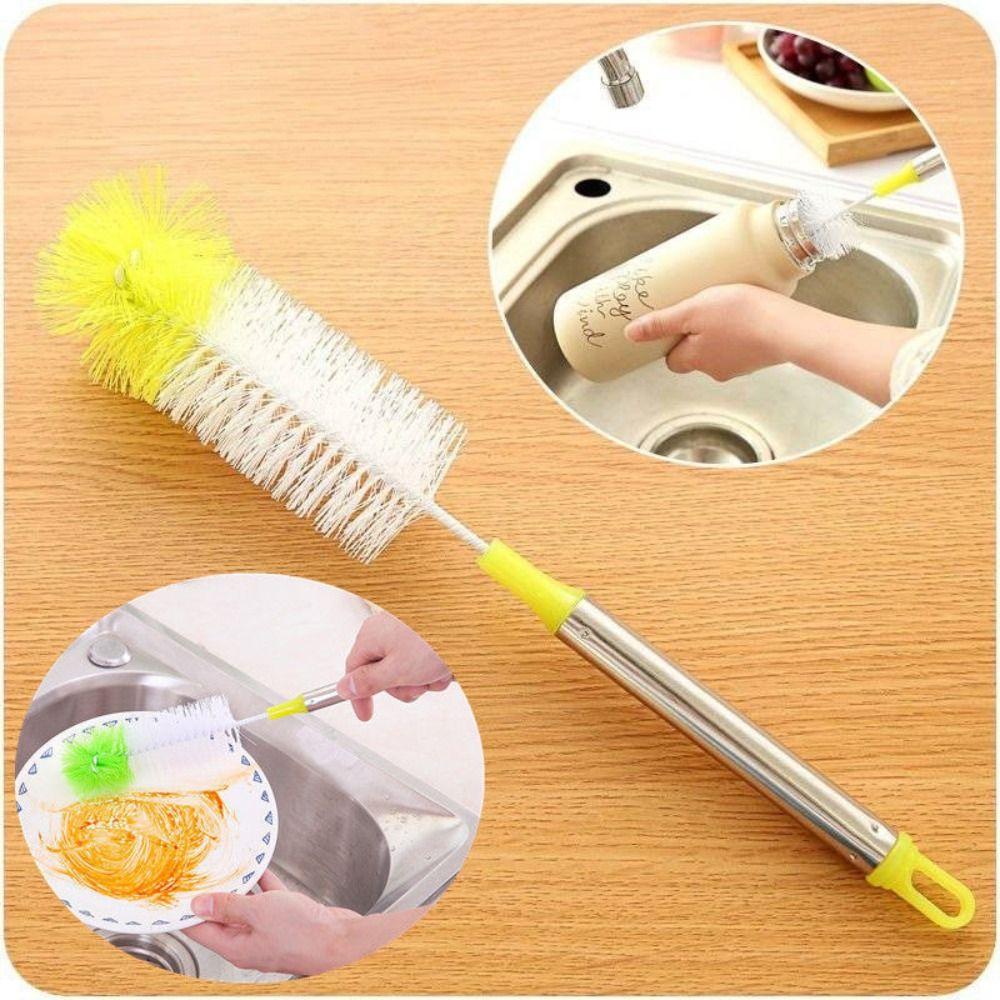 Handle Flexible Bottle Cleaning Brush Cup Washing Brush Clean Tool Decontamination Bottle Brush
