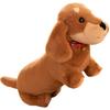 Miaomyao Plush Miniature Dachshund Fluffy and Soothing Toy for 42cm Toy, Dog, Kids, (Brown)