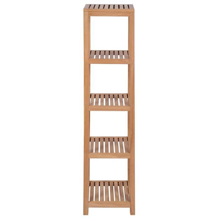 Meuble de salle de bain - Maison Exclusive - Teck massif - 4 niveaux - 42x42x165 cm