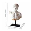 French Bust Figurine European Design Sculpture Artistic for Entryway, Shelf