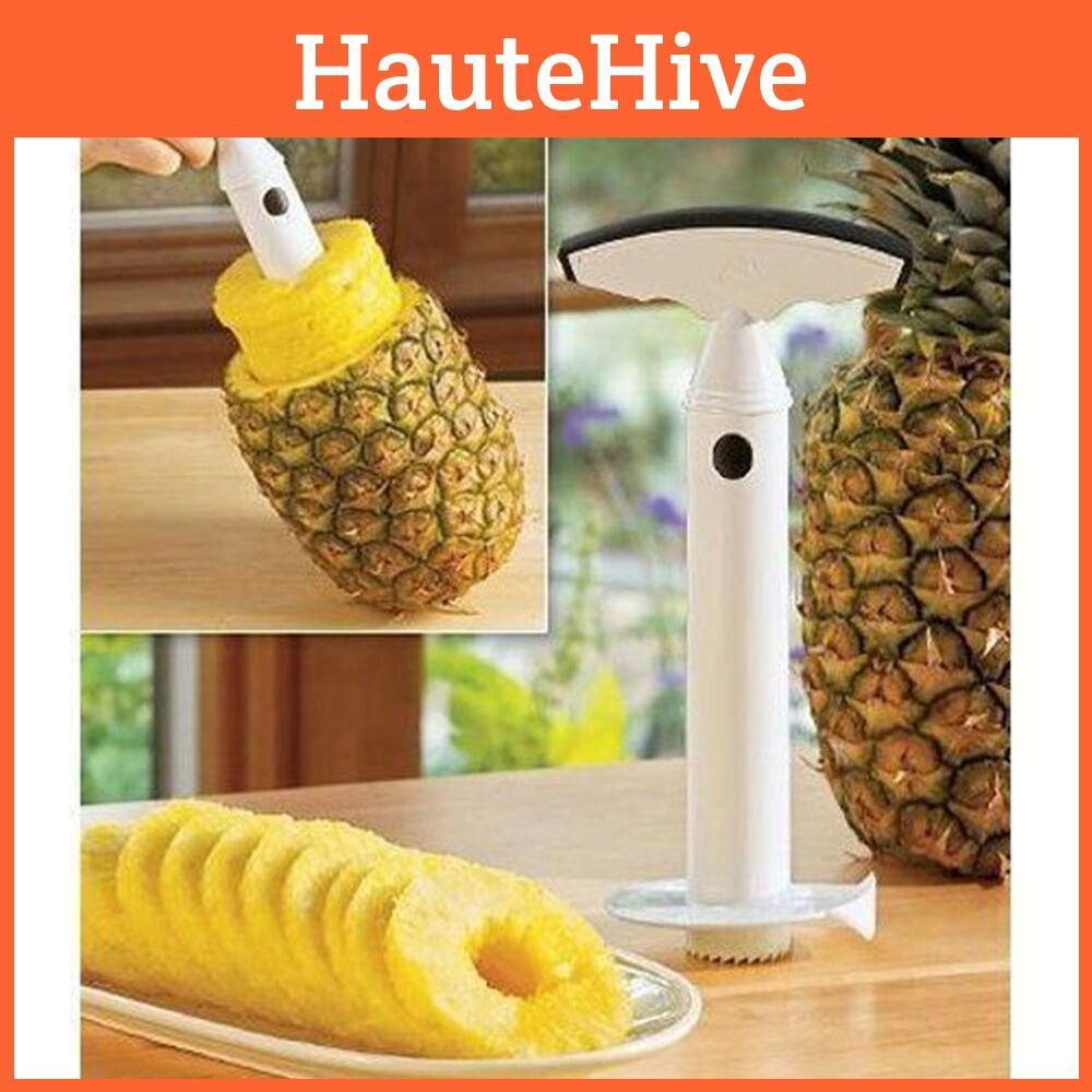 Efficient Kitchen Tool Fruit Pineapple Corer Slicer Peeler Cutter Parer Kit