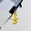 Cute Acrylic Musical Note Keychains With Lovely Wing Decor Multiple Colors Bag Ornament Gifts For Music Lovers