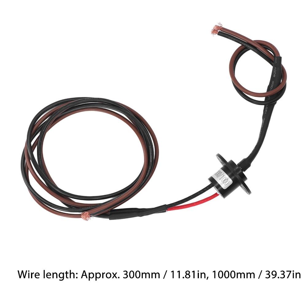 2 Road Conductive Ring Collector 20A Rotary Collector Ring Durable Electrical Slip Ring  Turntables