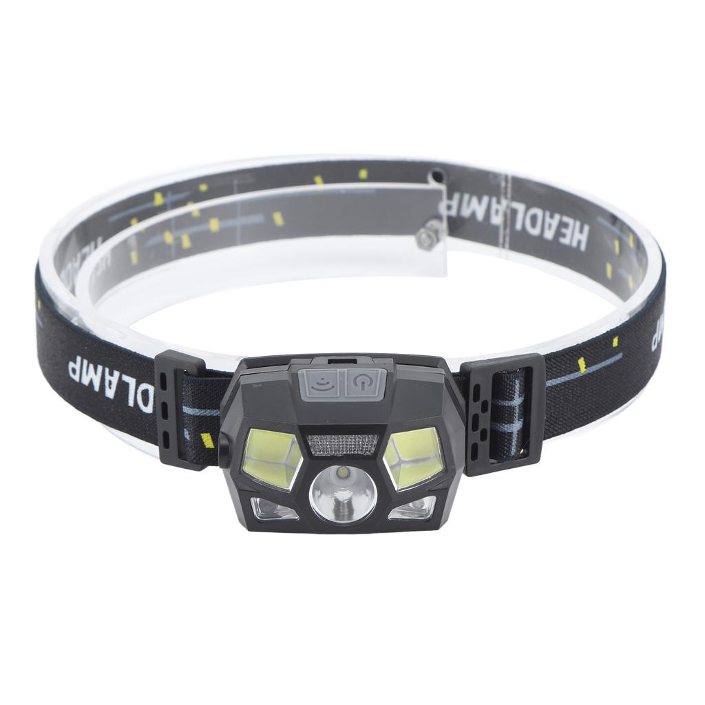 Motion Sensor Head Lamp Rechargeable Waterproof Headlight for Outdoor Night Camping Fishing Running