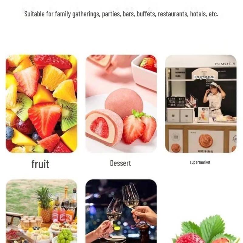 ZISIZ Disposable Portable Fruit Forks