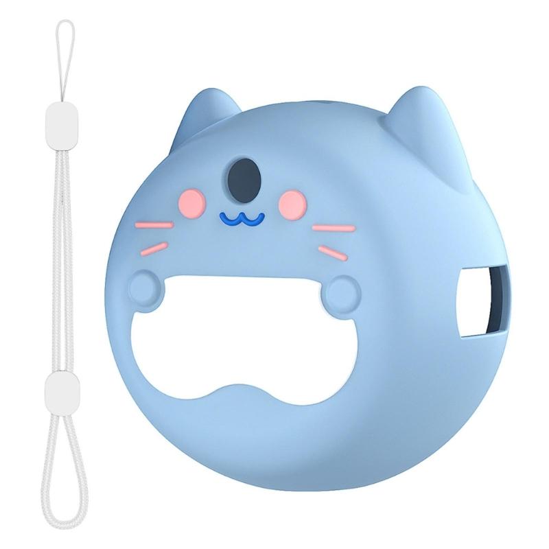 

Washable Silicone Cover Housing Case for Punirunes Interactive Digital Toy Antislip Shockproof Sleeve Virtual Pet Device синий