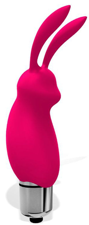 Stimulateur de clitoris Rabbit Hopye 10 x 3cm Rose - LATETOBED - Mini Vibros