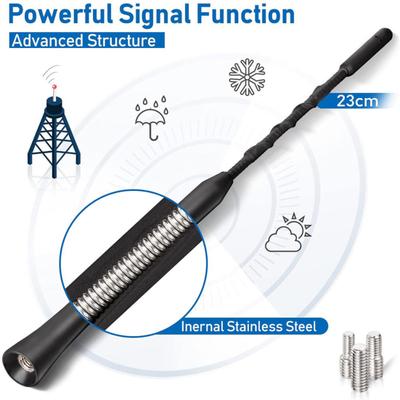 Antenna per auto universale perfetta vestibilità impermeabile antenna FM/AM/DAB auto di ricambio con