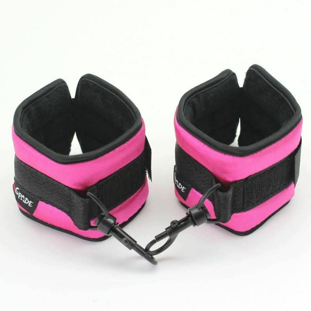 Satin Ankle Cuffs Bedroom Sex Restraints   Toys Kink Cuffs & Shackles