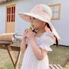 Neck Ear Cover Summer Baby Hat Bucket Cap Kids Beach Caps Children's Sunscreen Hat  UV Protection