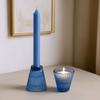 Taper And Tealight Candle Holder Royal Blue 2-Pack