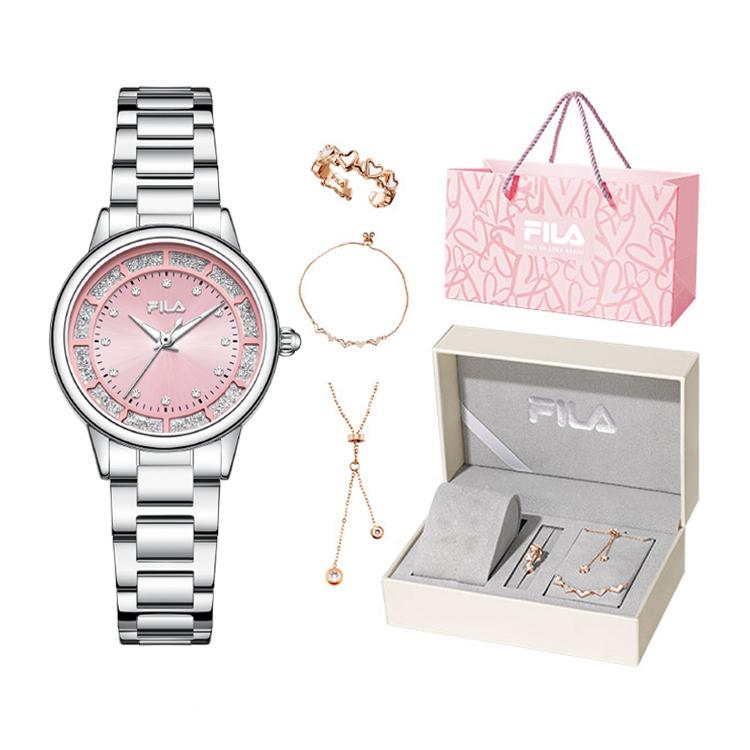 FILA Elegant Series Quartz Watch Pink Dial Women watches FLL38-6647