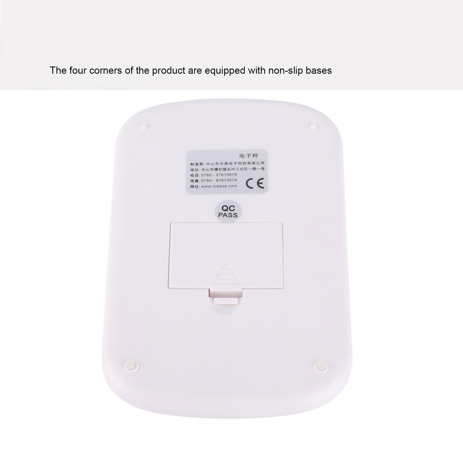 Kitchen Electronic Scale 0.1g HighAccuracy Portable   Scale for Kitchen Home(Pink )