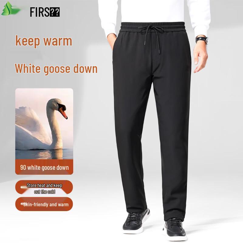 

FIRS Мужские зимние деловые брюки с 90% гусиного пуха L