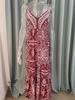 2023 Bohemian Halter V-Neck Floral High-Waist Long Dress for Women