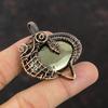 Pyrite Pendant Copper Wire Wrapped Jewelry Gemstone Pendant Handmade Jewelry Copper Wire Wrap Pendant Unique Design Jewelry Gift For Friend