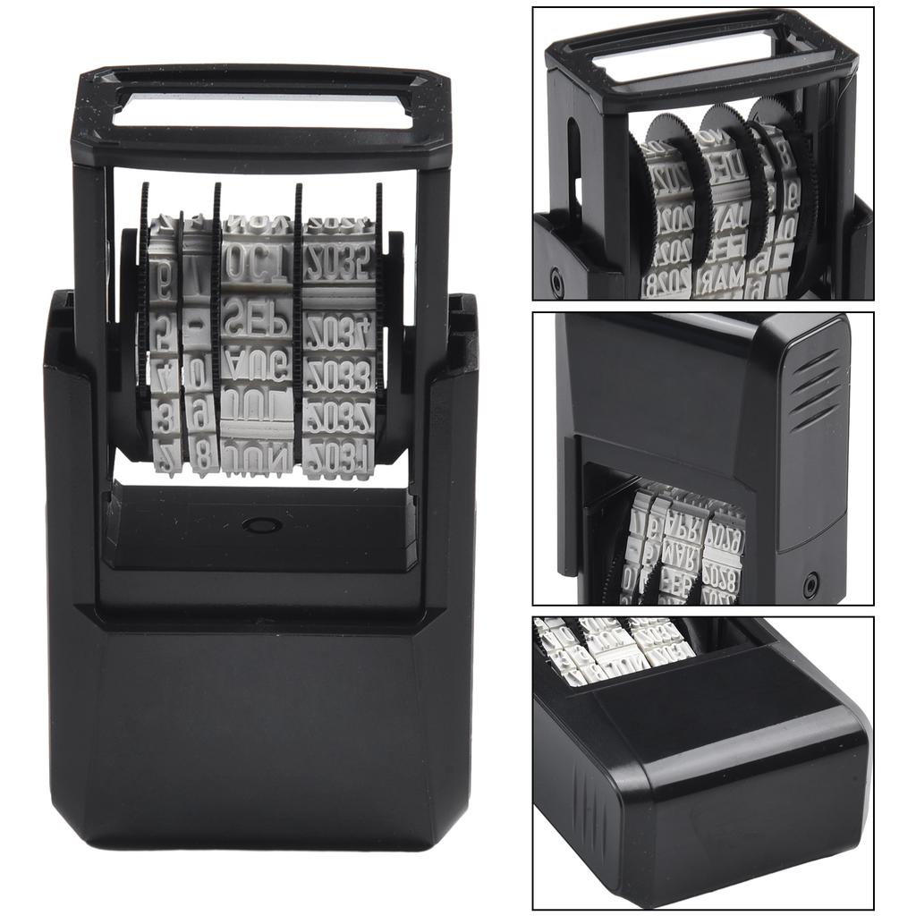 Mini-Stempel-Datumsstempel 4810 für Trodat Selbstfärber mit 20x3 8mm Abdruckfläche Ersatzstempelkissen 6/4910(P4) kompatibel