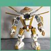 Compatibile con Ninjago Mech Dorato Guerriero Blocchi da Costruzione Intelligenti Giocattolo Educativo Modello Regalo di Capodanno