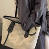 Tote Bag for Women Large Capacity Commuter Bag Summer Casual Versatile Shoulder Bag College Student Class Bag