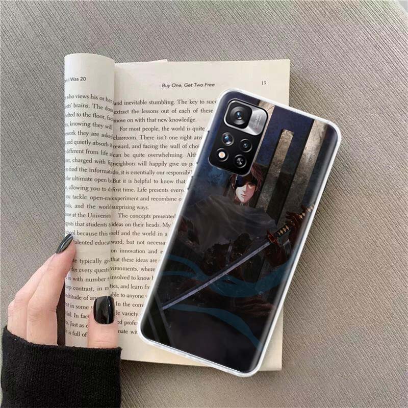 Bleach Aizen Sousuke Phone Case For Xiaomi Redmi Note 11 12 14 13 Pro Plus 5G 14S 4G 12S 10 10S 11T Pro 11S 11E Coque Fundas TPU
