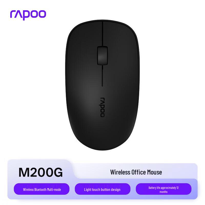 Rapoo M200G Multi-mode Bluetooth Wireless Mouse