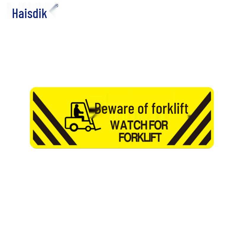 Haisidike Forklift Caution Warning Sticker 20*60cm